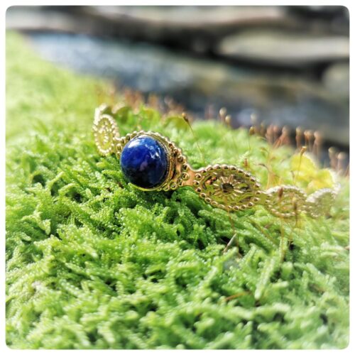 Solara, bracelet jonc, sodalite