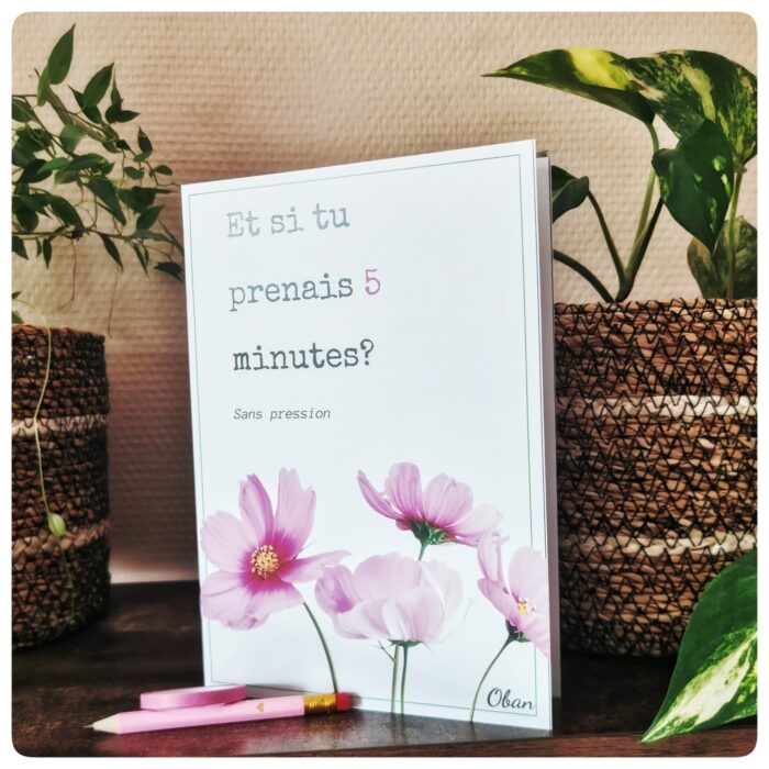 Mini coffret douceur avec livret crayon rose et masking tape Oban Bijoux